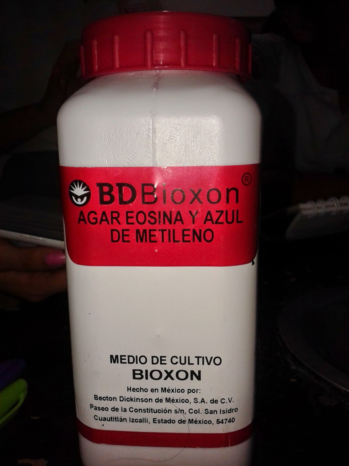 agar eosina y azul de metileno