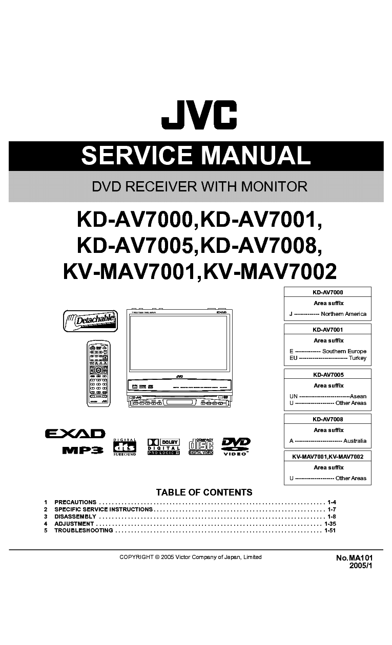 av7005 manual
