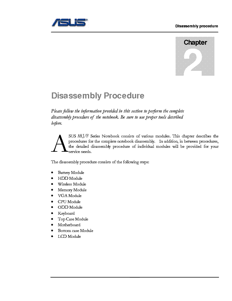 asus k42jc service manual