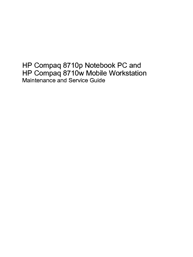 hp 8710w service manual
