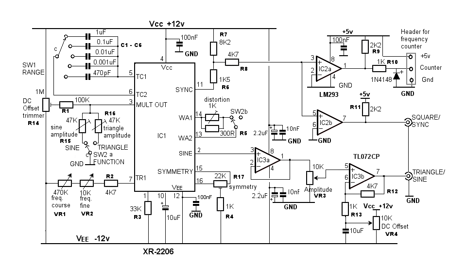 function generator ic xr2206