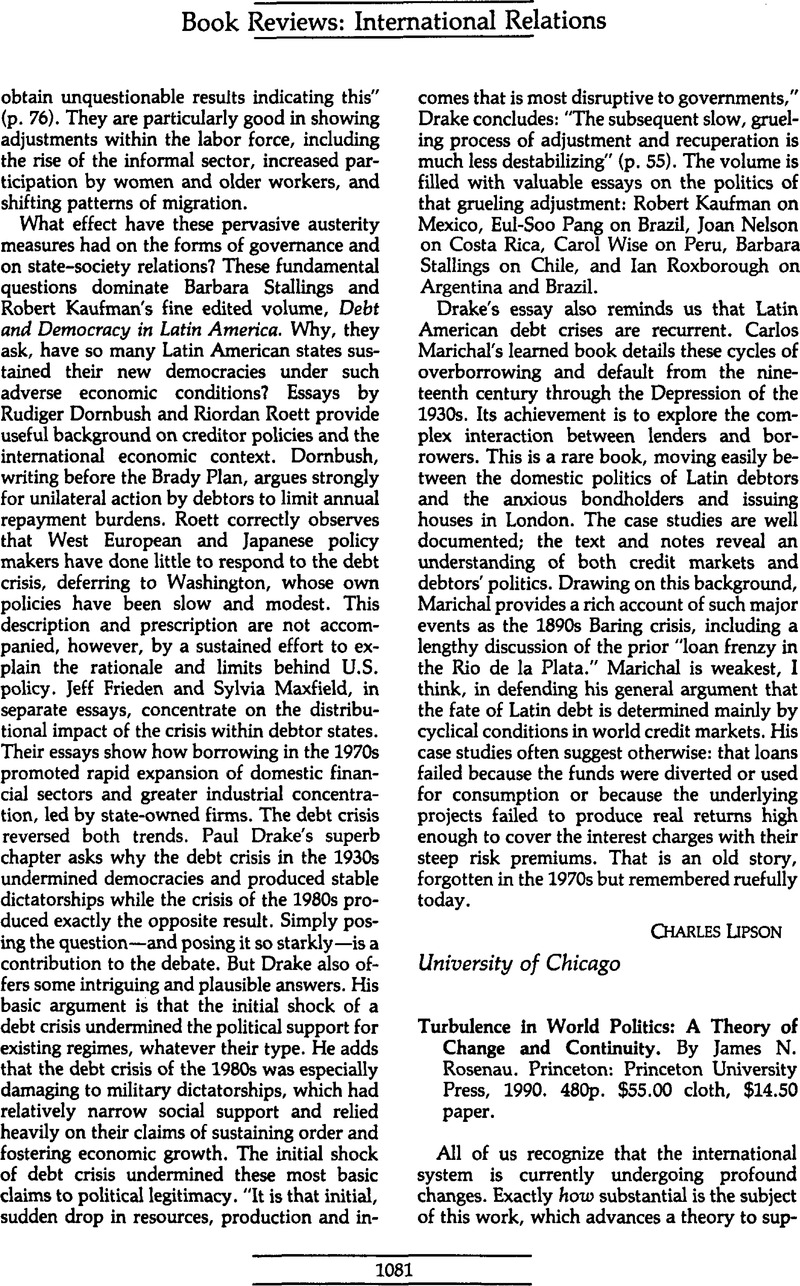 james rosenau turbulence in world politics