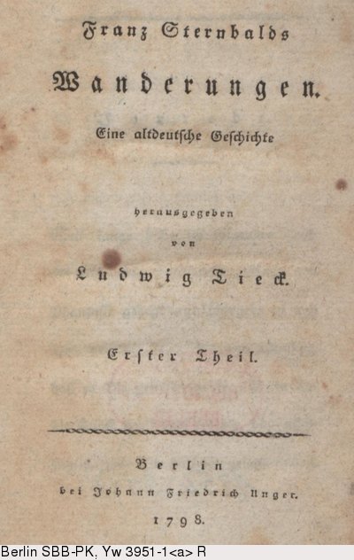 franz sternbalds wanderungen