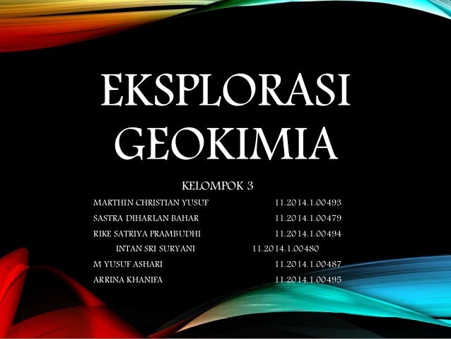 geokimia eksplorasi