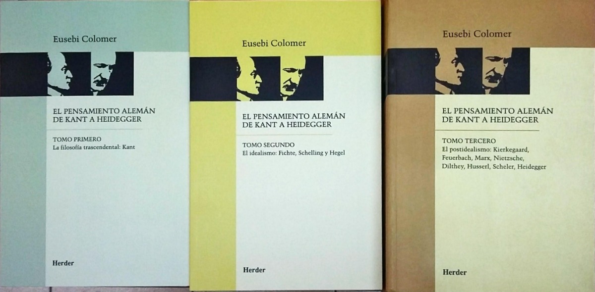 el pensamiento aleman de kant a heidegger