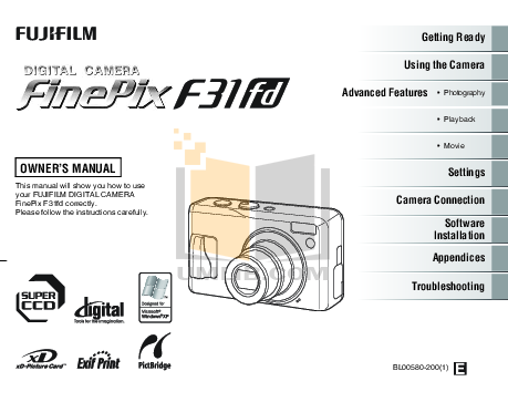 finepix f31fd manual