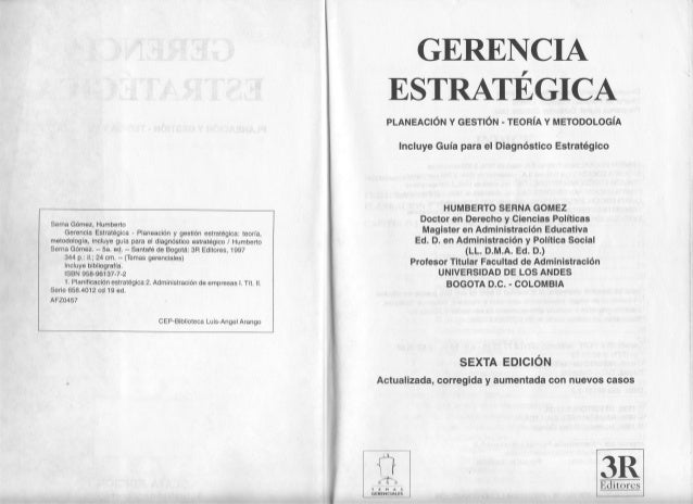 gerencia estrategica humberto serna