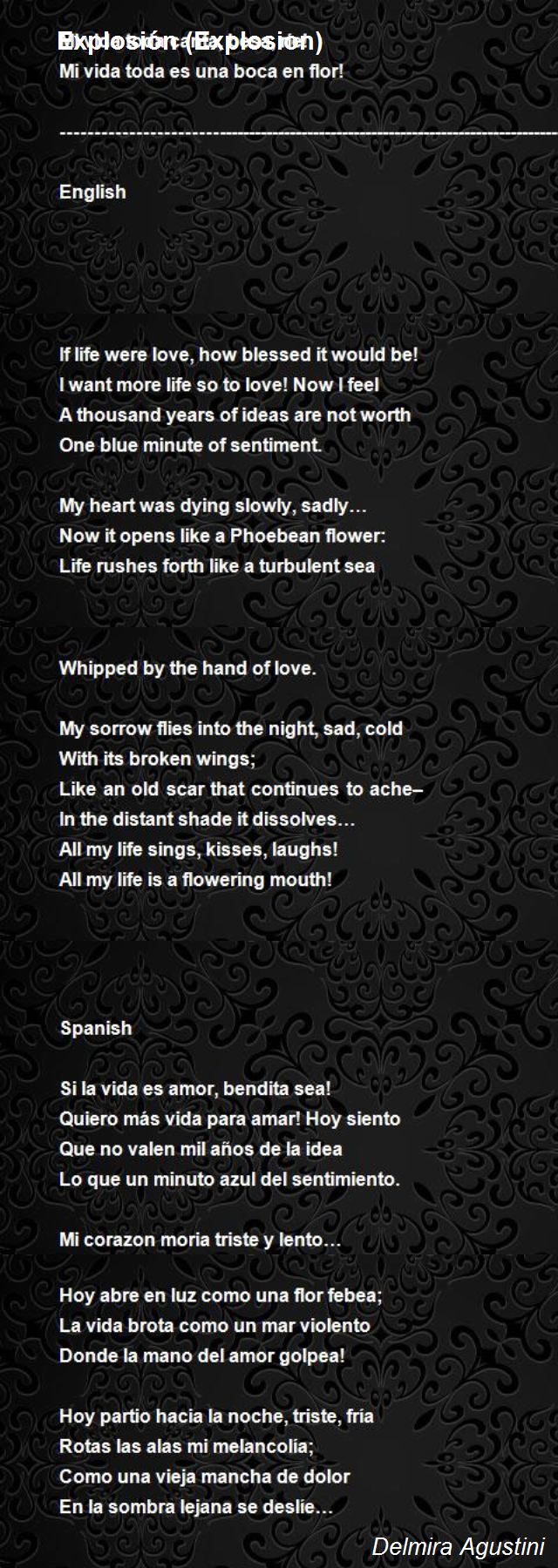 explosion delmira agustini