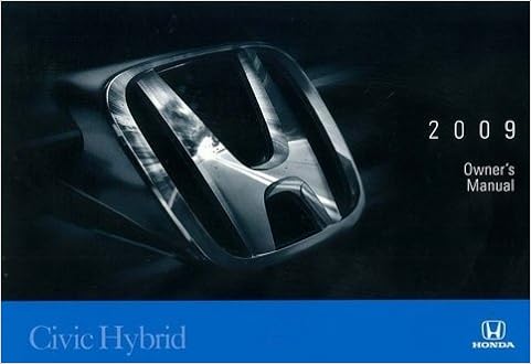 2009 honda civic owners manual