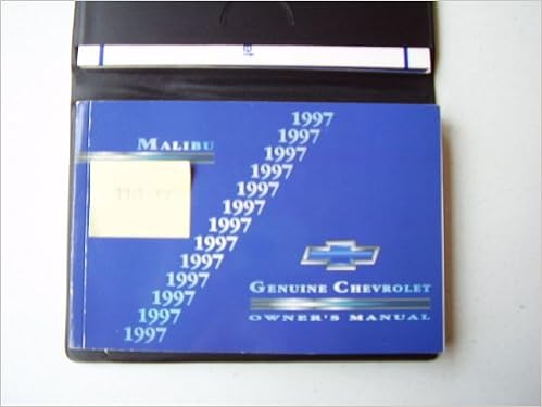 1997 chevy malibu owners manual