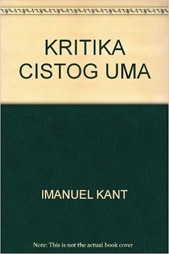kant kritika cistog uma