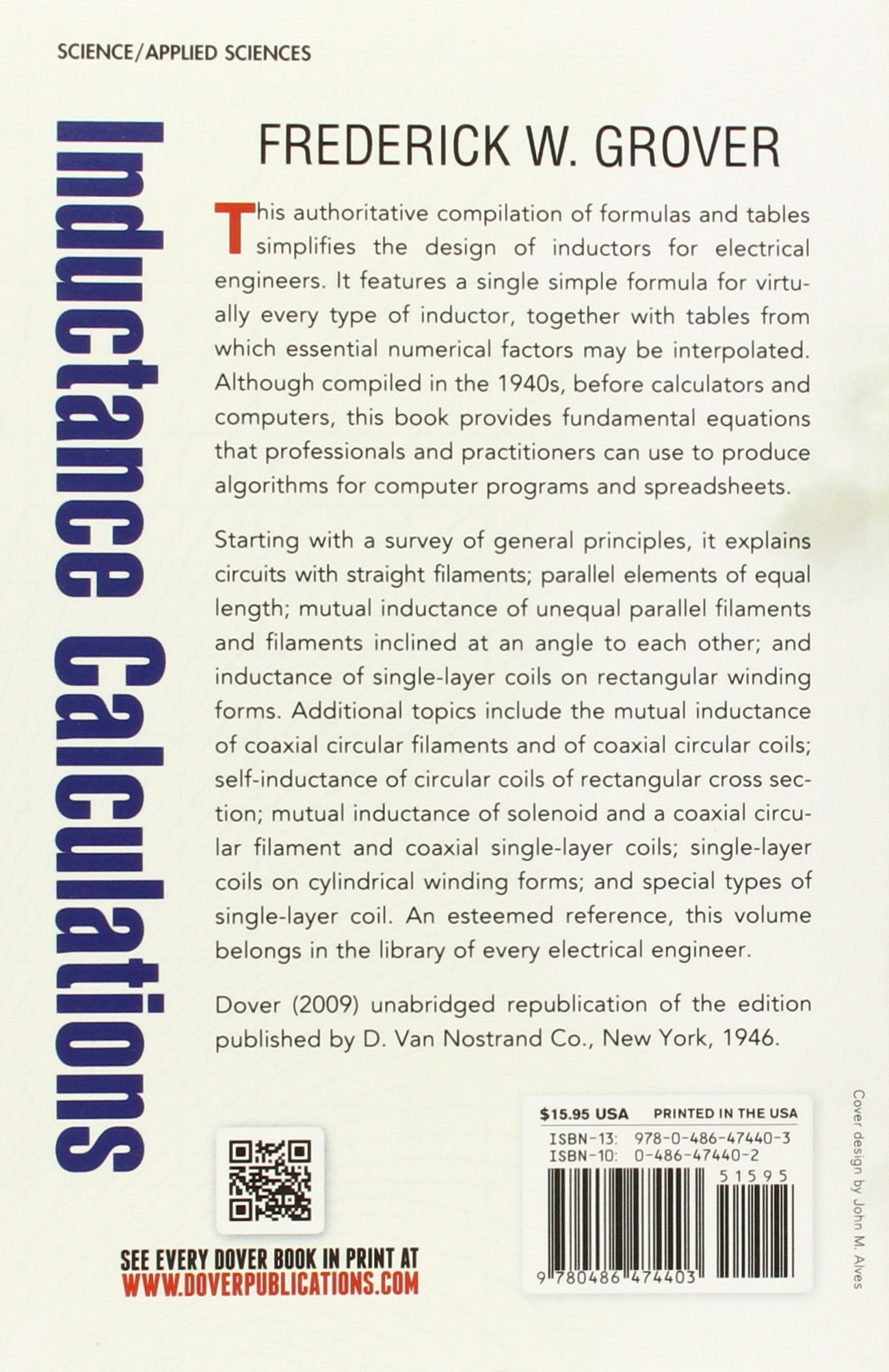 inductance calculations grover