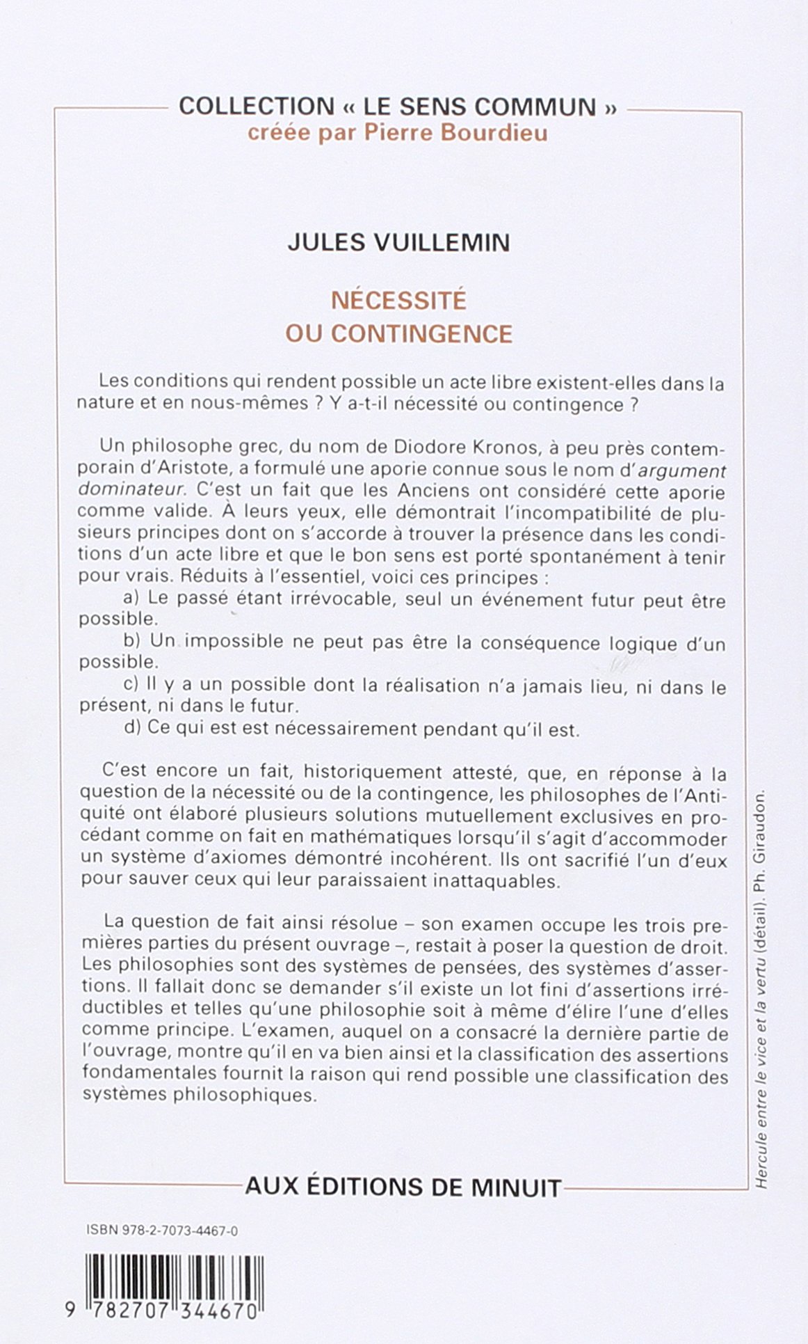 jules vuillemin ncessit ou contingence