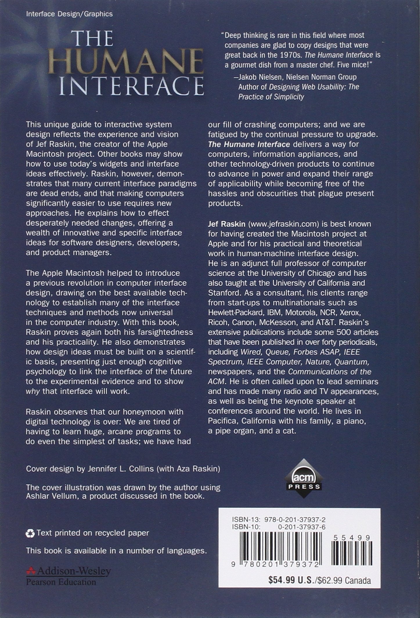 jef raskin humane interface