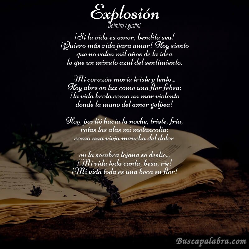 explosion delmira agustini