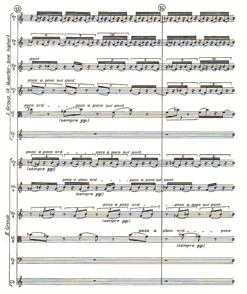 ligeti ramifications score