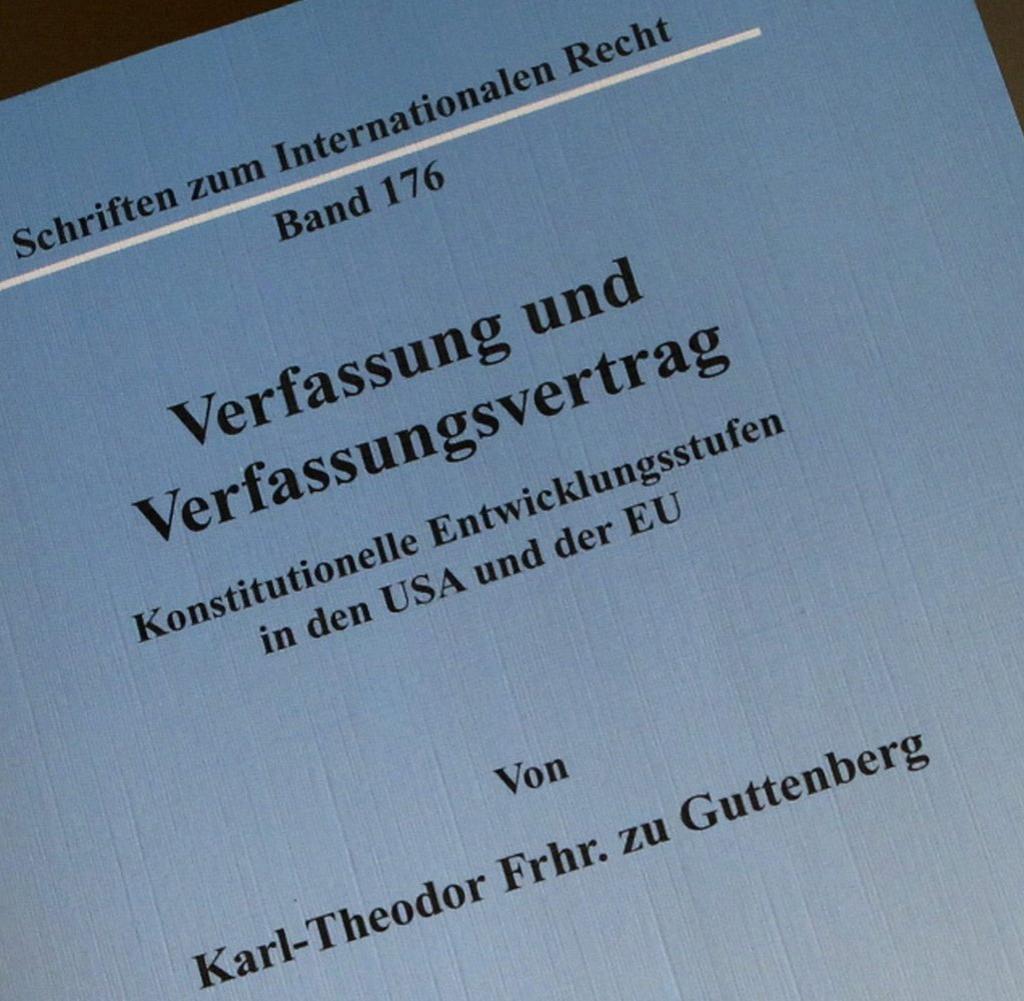 guttenberg verfassung und verfassungsvertrag