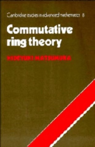 commutative ring theory matsumura