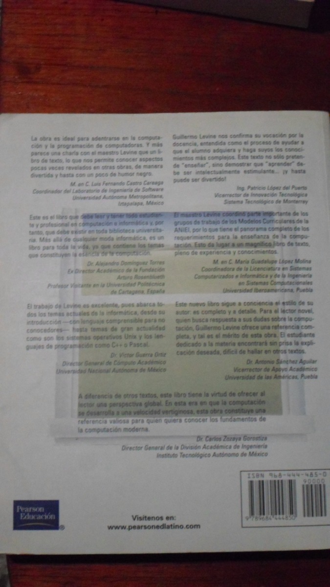 computacion y programacion moderna guillermo levine