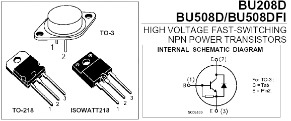 bu508d datasheet