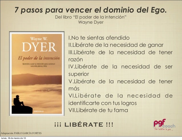 el poder intencion wayne dyer