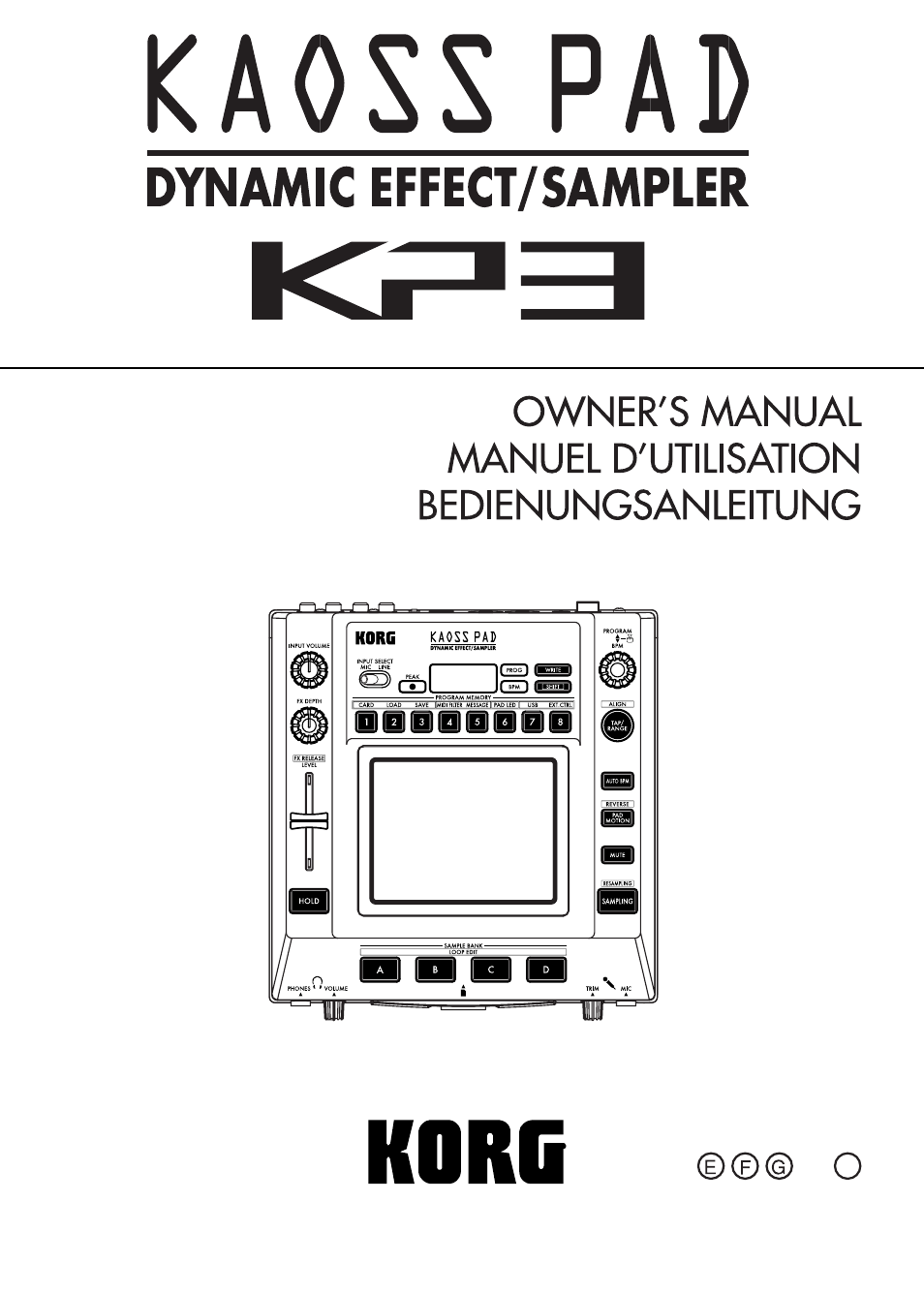 kaoss pad 3 manual