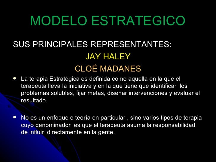 cloe madanes terapia familiar estrategica