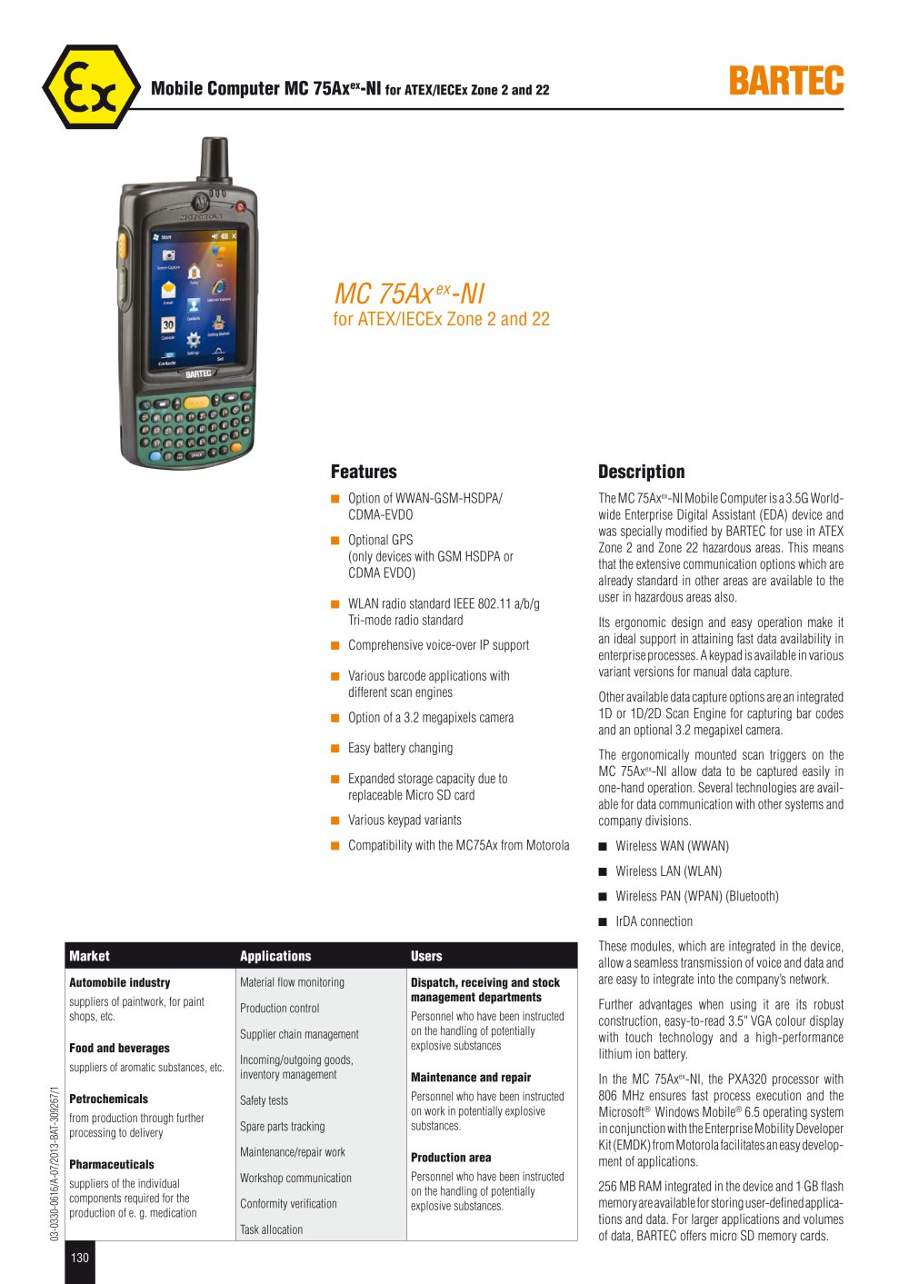 bartec catalogue