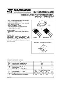 bu208d datasheet