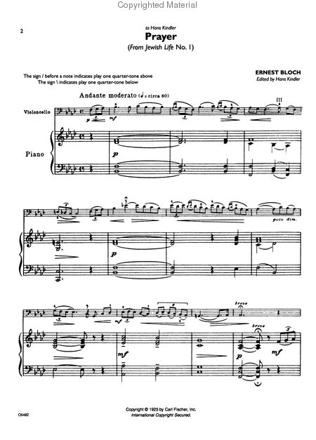 bloch nigun sheet music