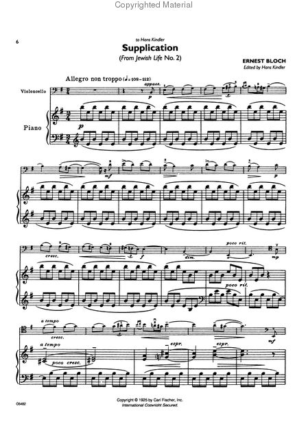 bloch nigun sheet music