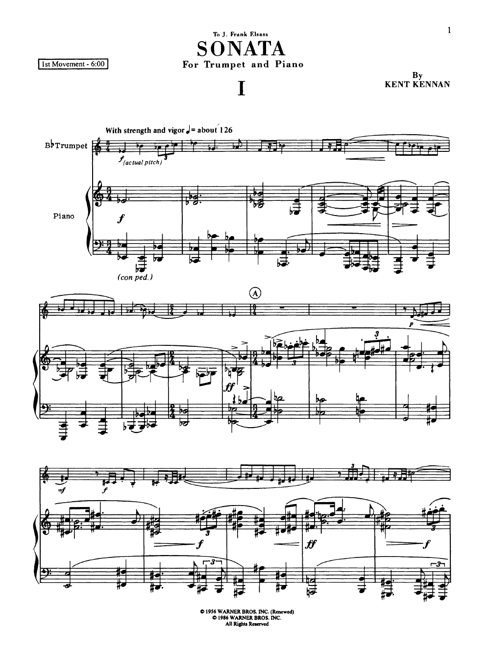 kennan sonata trumpet