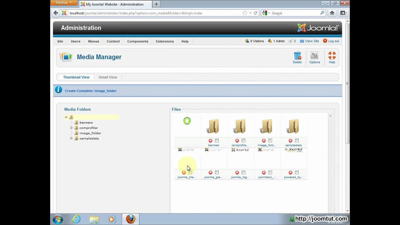 handleiding joomla 2.5