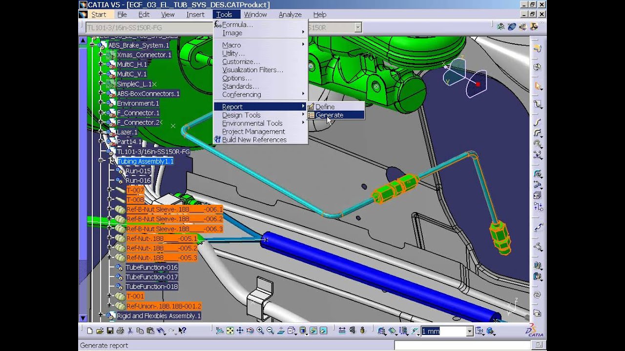 catia v5 tubing design tutorial