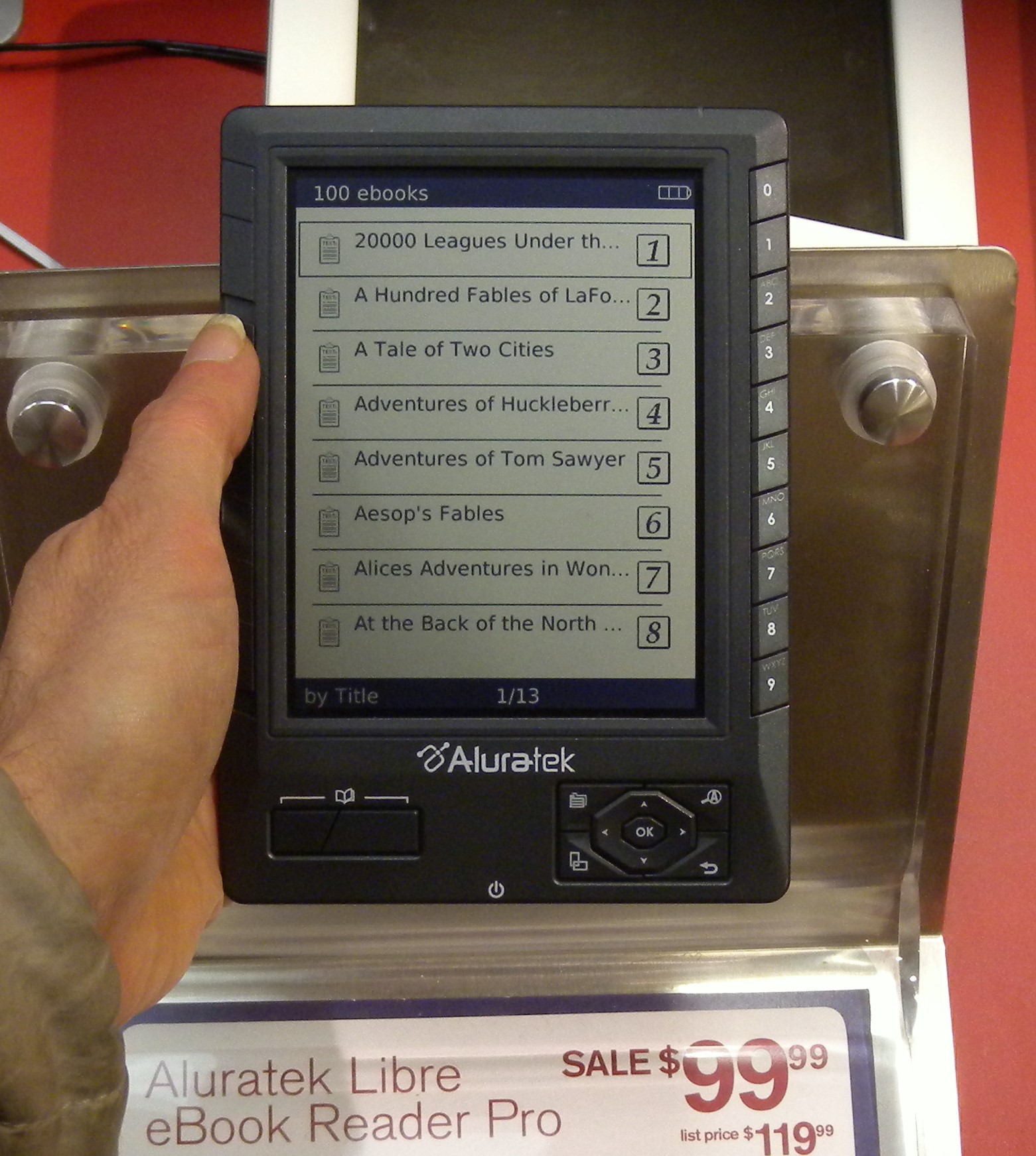 aluratek libre ebook reader pro and