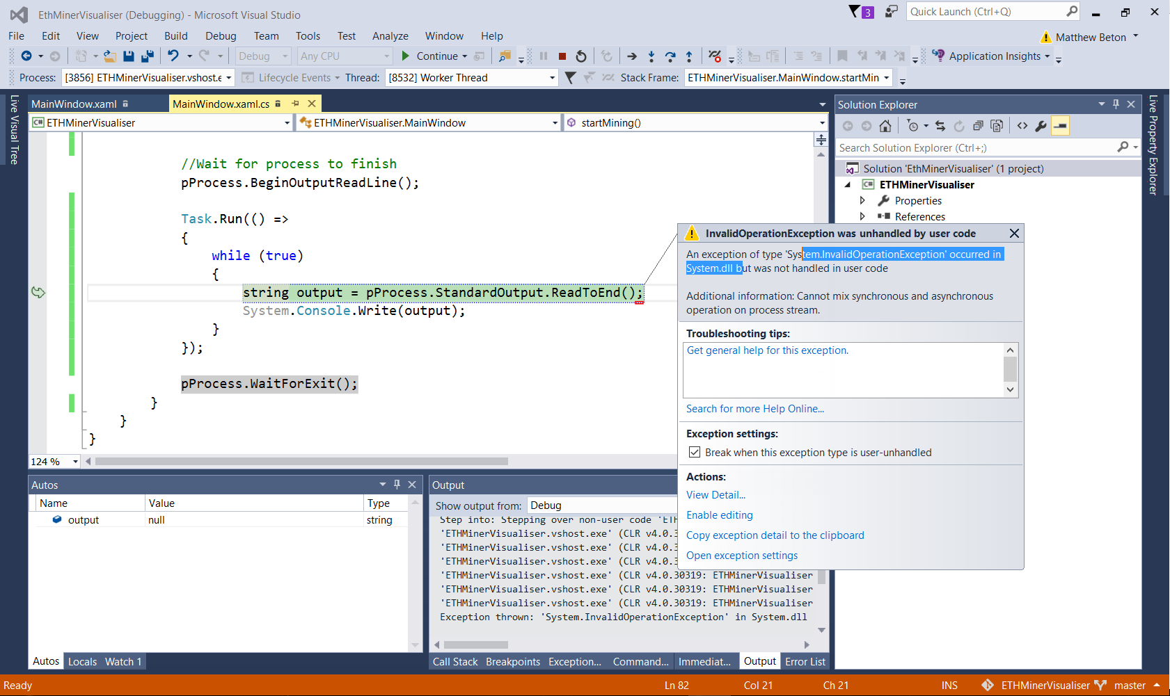 c# processstartinfo
